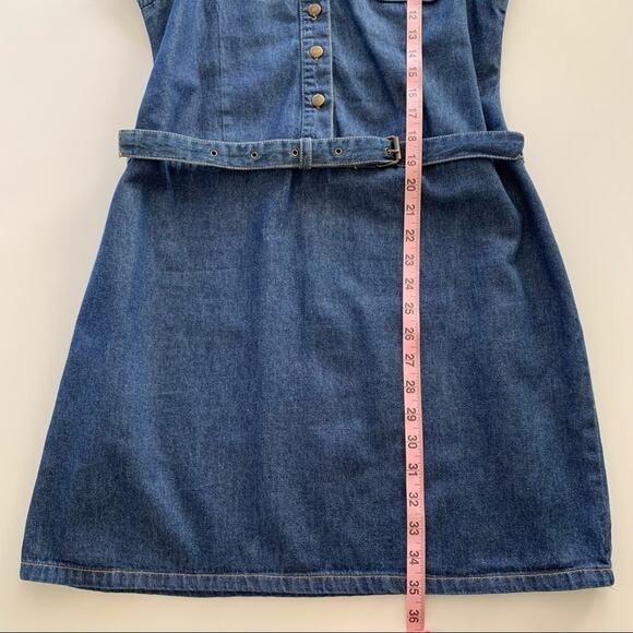 Via Penny Lane Reworked Apparel Life Is Beautiful Music Festival LV Denim Dress - Picture 5 of 7